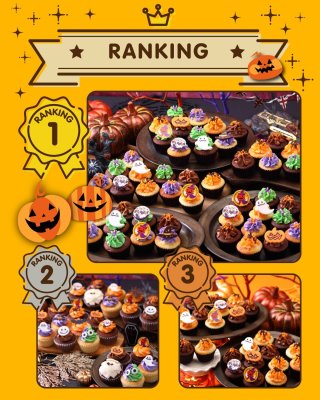 ハロウィンカップケーキランキング発表！ハロウィンカップケーキのご予約はお早めに