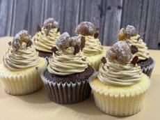 画像1: 【11月限定】モンブランカップケーキ(6個) (1)