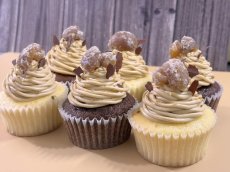 画像1: 【秋冬限定】モンブランカップケーキ(6個) (1)