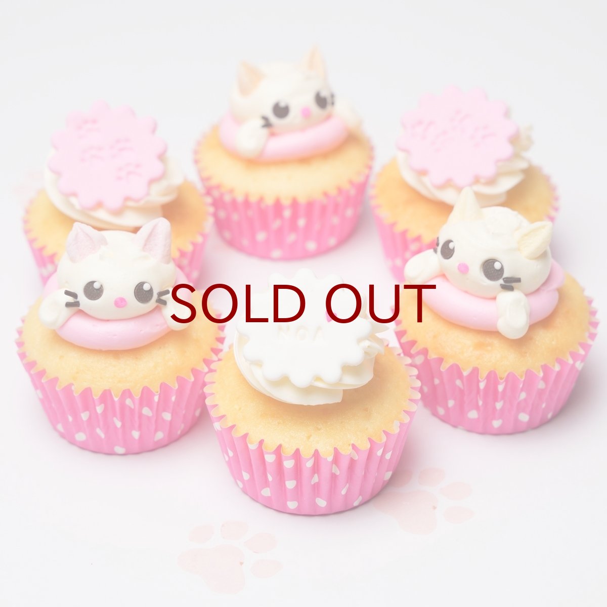 画像2: キャットカップケーキボックス（キュート｜12個｜バニラ＆チョコ）【2月22日猫の日｜8月8日世界猫の日】 (2)