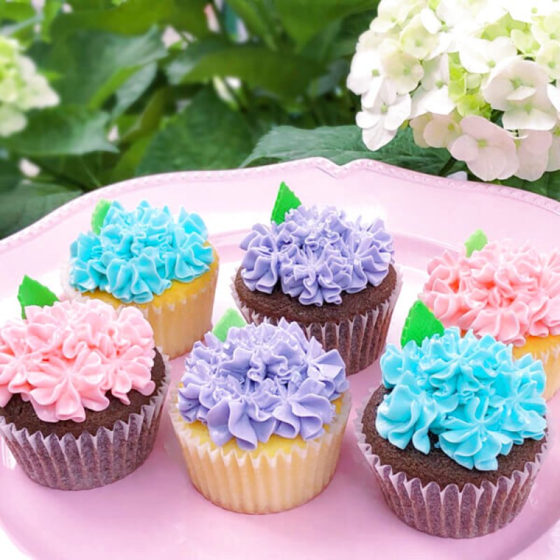ピンク　うさ　ベルカチャン　カップケーキ　バッグチャーム　Bell＊Cafe ガーリーカップケーキ♡パーティーセット（ピンク＆ブルー