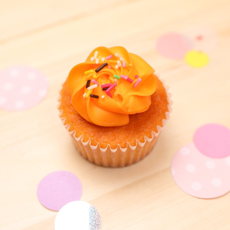 カラフルカップケーキボックス48個セット（6色 | チョコカラースプレー