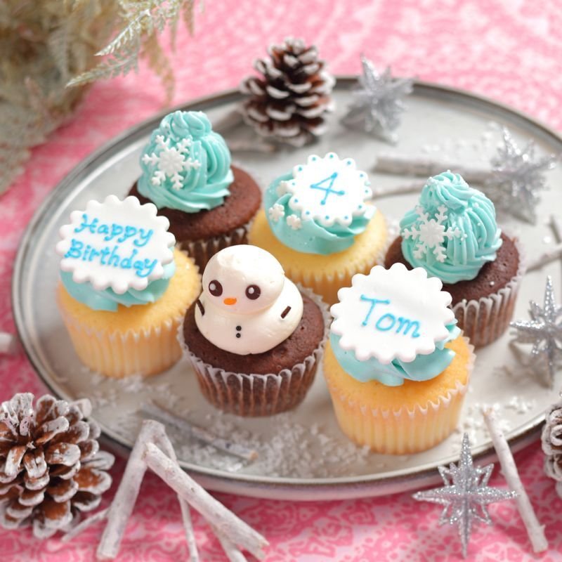 ウィンターバースデーボックス(6個) 7日後〜 | カップケーキ
