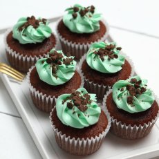 画像1: ミントチョコ（6個）【6月20日 #ペパーミントの日 ｜2月19日#チョコミントの日】 (1)