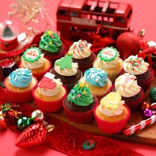 オーナメントボックス(6個・クリスマス) 7日後〜 | カップケーキ