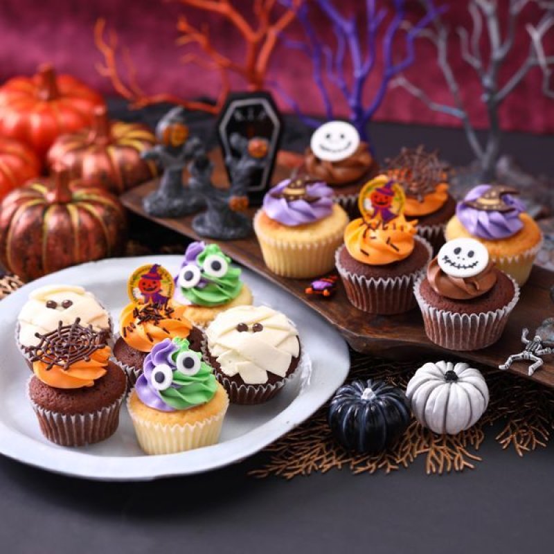 モンスター☆カップケーキ 🕷🧙‍♀️ モンスターパーティハロウィンボックス 12個(F) 7日後