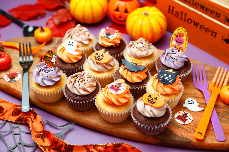 ハロウィンカップケーキ サンクスギビングカップケーキ オータムボックスの販売を開始しました Bellas Cupcakes ベラズカップケーキ What S New