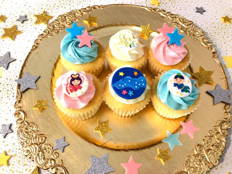 七夕カップケーキboxの販売を開始しました Bellas Cupcakes ベラズカップケーキ What S New