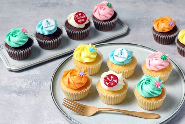 Thank You ギフトボックス レインボーカラーバージョン 5セット 6個 送料込 送料込 コーポレートギフトセット Bellas Cupcakes Thank You ギフトボックス レインボーカラーバージョン 5セット 6個 送料込 送料込 コーポレートギフトセット Bellas Cupcakes